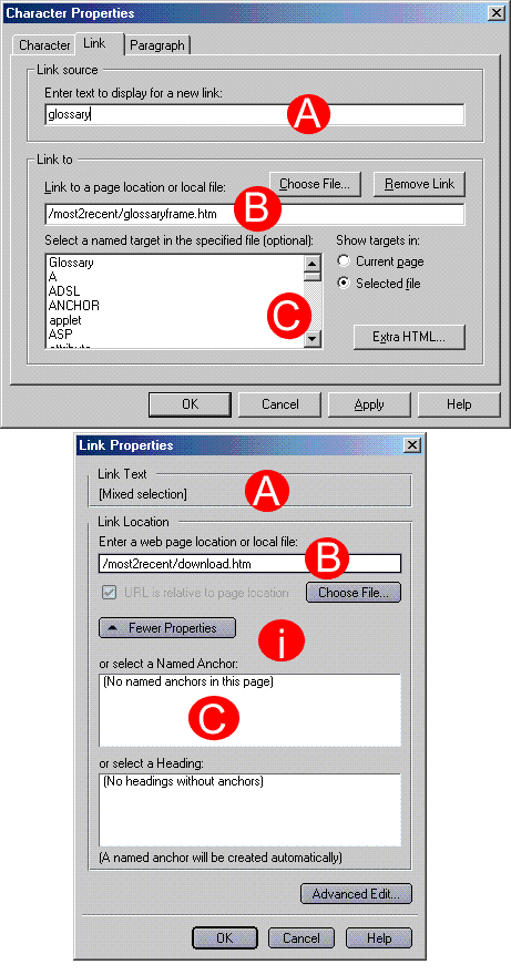 composer link property boxes for versions 4.x and 6.x