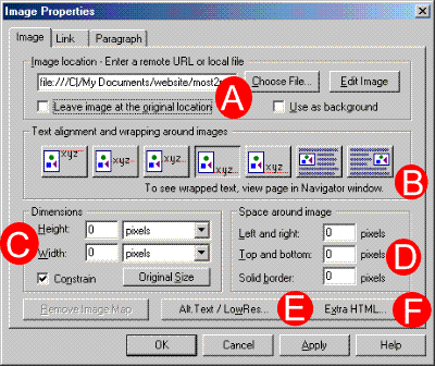 composer 4.x image properties box
