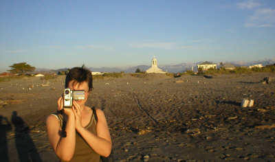 shooting video in Hokitika New Zealand